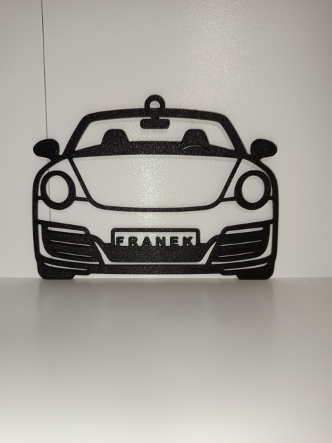 Dekoracyjny model samochodu sportowego 3D z personalizacją Dekoracyjny model samochodu sportowego 3D z personalizacją