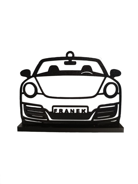 Dekoracyjny model samochodu sportowego 3D z personalizacją Dekoracyjny model samochodu sportowego 3D z personalizacją