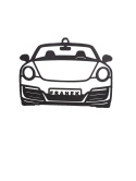 Dekoracyjny model samochodu sportowego 3D z personalizacją