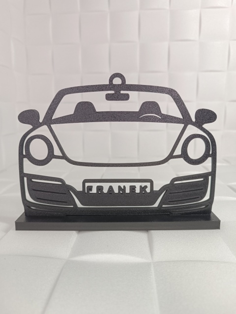 Dekoracyjny model samochodu sportowego 3D z personalizacją Dekoracyjny model samochodu sportowego 3D z personalizacją
