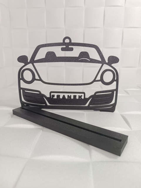 Dekoracyjny model samochodu sportowego 3D z personalizacją Dekoracyjny model samochodu sportowego 3D z personalizacją