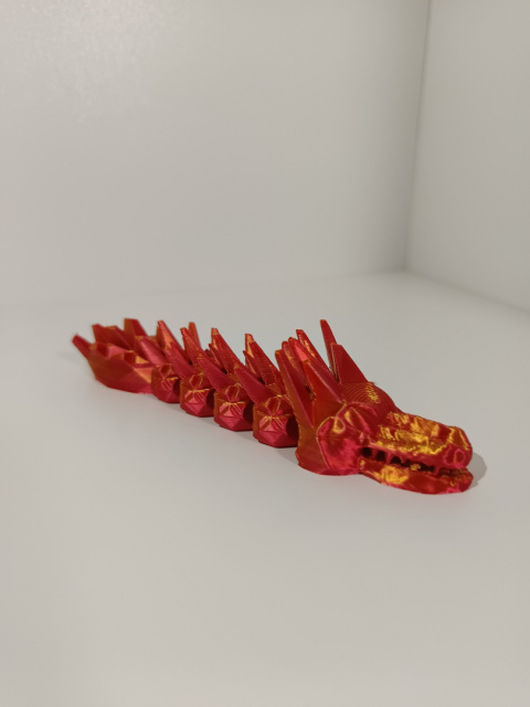 Figurka Smok Flexi mini z kolcami 3D Figurka Smok Flexi mini z kolcami 3D