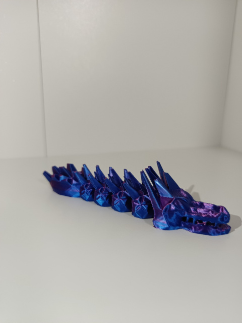Figurka Smok Flexi mini z kolcami 3D Figurka Smok Flexi mini z kolcami 3D