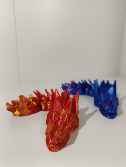 Figurka Smok Flexi mini z kolcami 3D