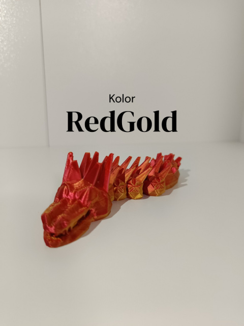 Figurka Smok Flexi mini z kolcami 3D Figurka Smok Flexi mini z kolcami 3D