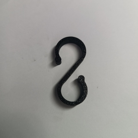 Haczyki Na Rynny Pod lampki LED Ozdoby Girlandy Czarne