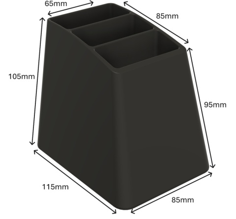 Organizer Na 3 Piloty Stojak 3-Komorowy