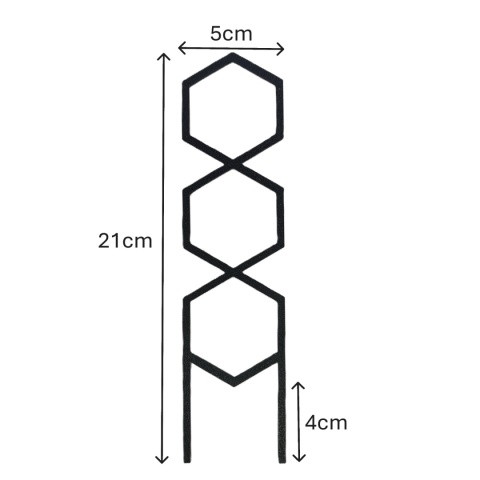 Podpórka Do Roślin Doniczkowych Plaster Miodu Pergola Drabinka 21cm