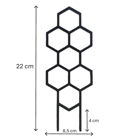 Podpórka Do Roślin Doniczkowych Plaster Miodu Pergola Drabinka 22cm