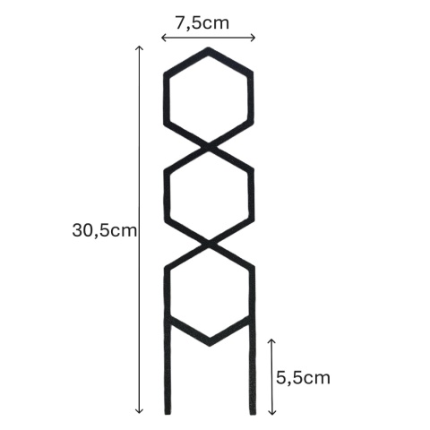 Podpórka Do Roślin Doniczkowych Plaster Miodu Pergola Drabinka