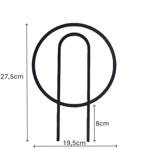 Podpórka do roślin Doniczkowych Okręgi Pergola Drabinka