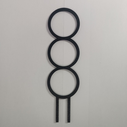 Podpórka do roślin Doniczkowych Okręgi Pergola Drabinka 22cm