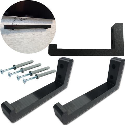 Uchwyt Wieszak Na Ścianę Do Głośnika Listwy od Soundbar Czarny