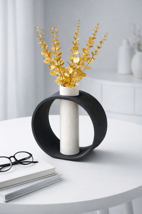 Wazon Portal Nowoczesny Dekoracyjny na Suche kwiaty LEGO 19cm