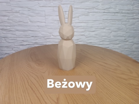 Zajączek Króliczek Wielkanocny Styl Low Poly Wiele kolorów