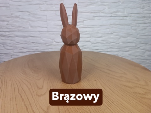 Zajączek Króliczek Wielkanocny Styl Low Poly Wiele kolorów