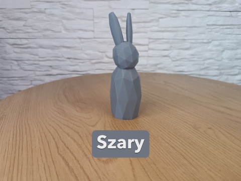 Zajączek Króliczek Wielkanocny Styl Low Poly Wiele kolorów