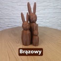 Zestaw Wielkanocnych Zajączków Króliczek Wielkanocny Styl Low Poly 3 szt